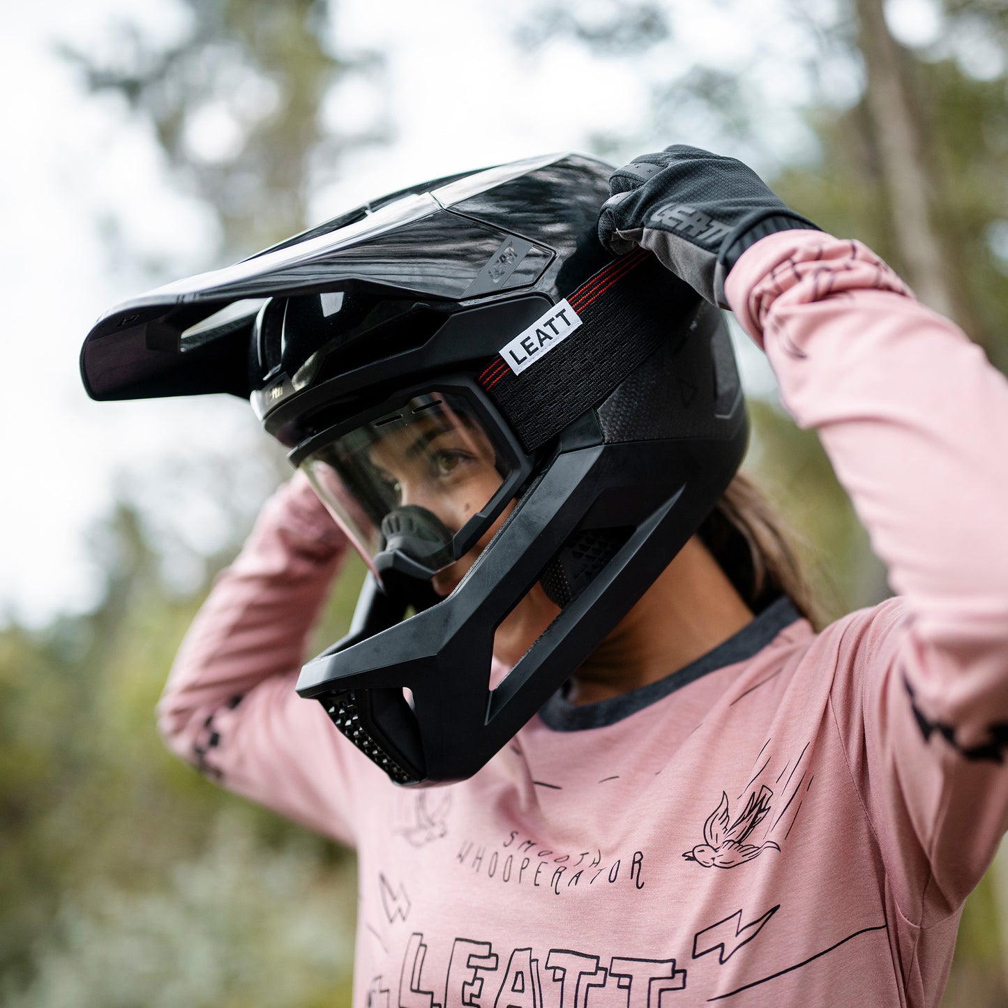 Leatt MTB Gravity 5.0 Helmet - L - Black - Image 5