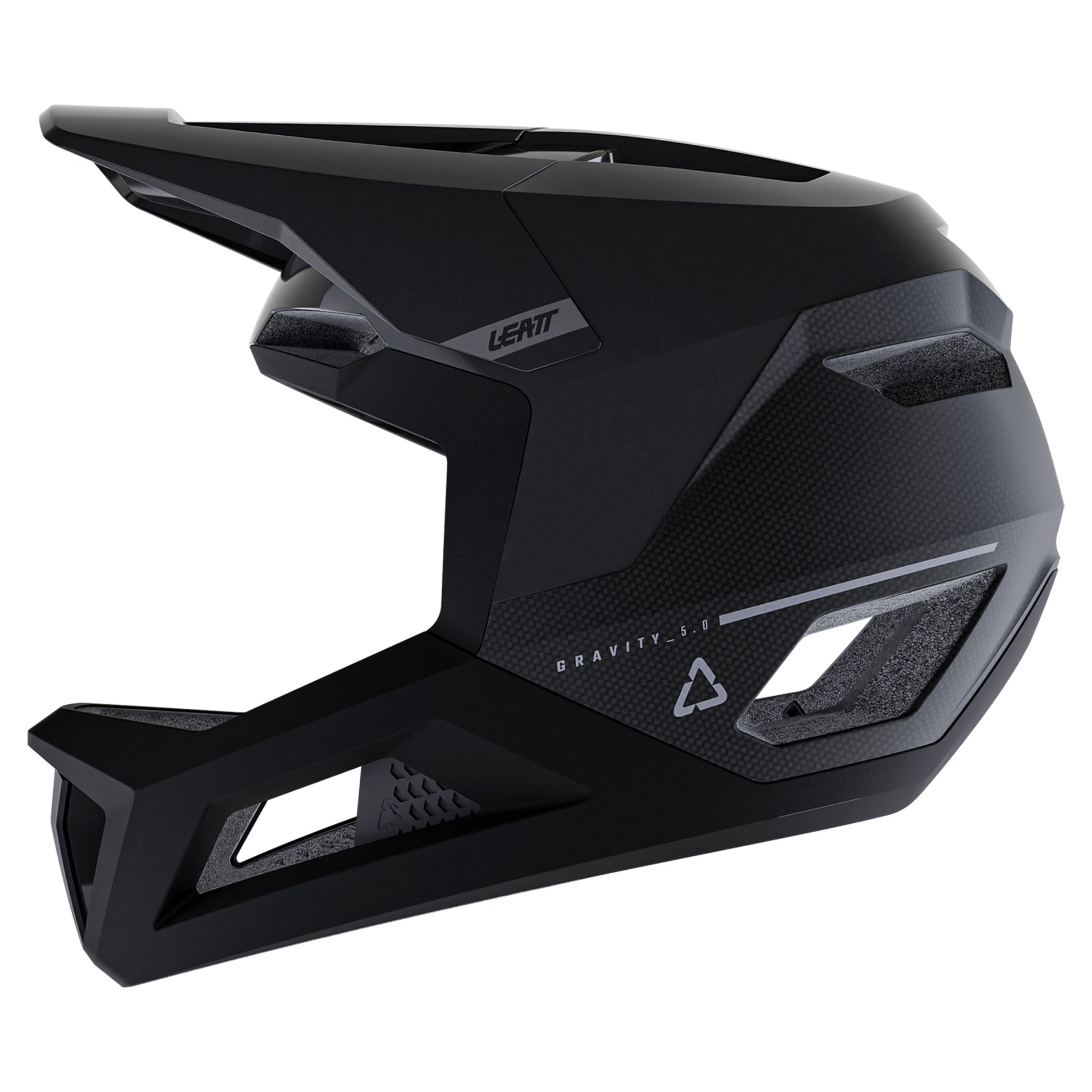 Leatt MTB Gravity 5.0 Helmet - M - Black - Image 2