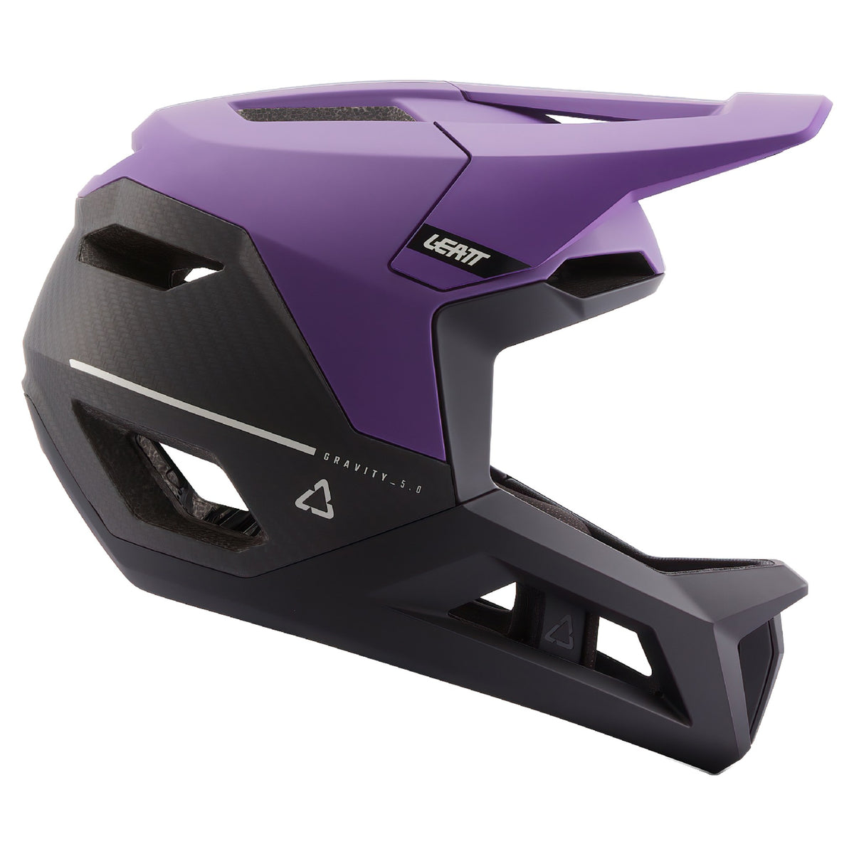 Leatt MTB Gravity 5.0 Helmet - M - Purple - Image 3