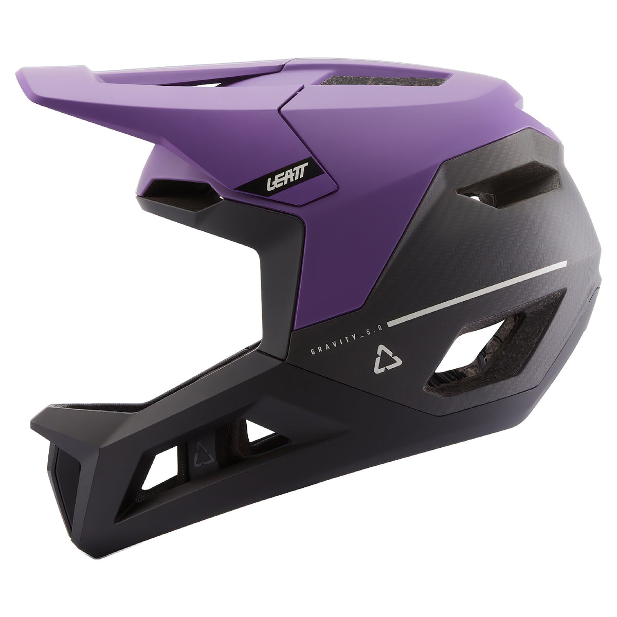 Leatt MTB Gravity 5.0 Helmet - S - Purple - Image 2