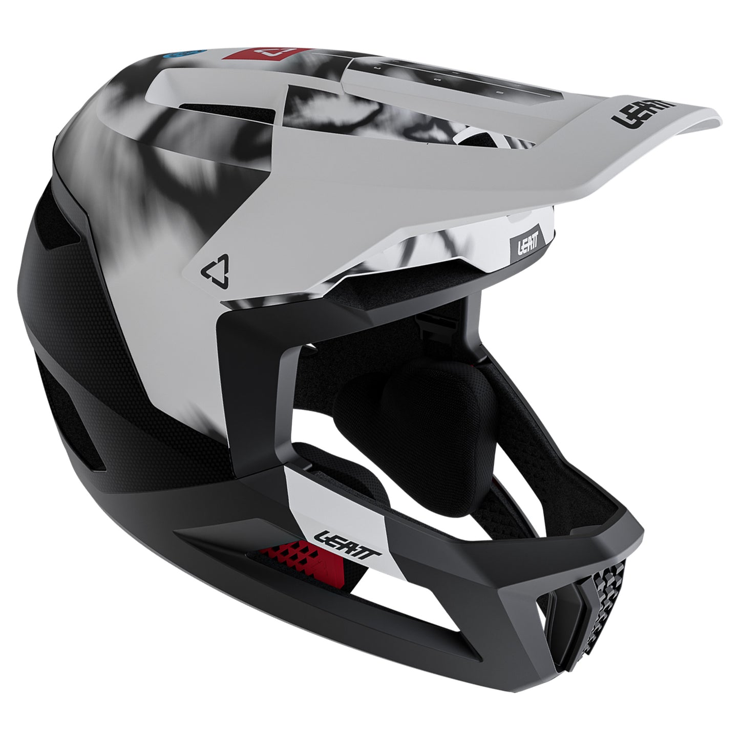 Leatt MTB Gravity 5.0 Helmet - S - White - Image 3