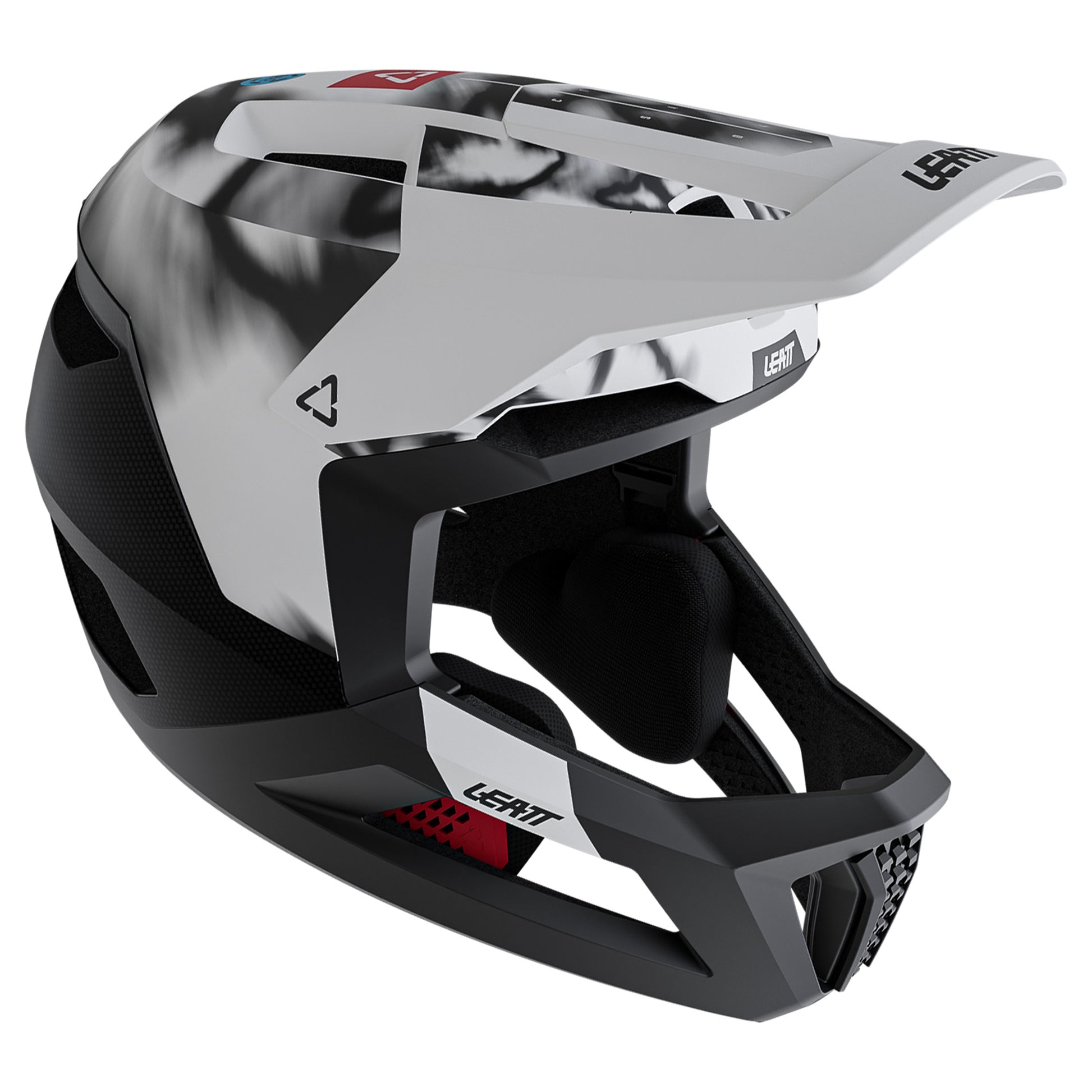 Leatt MTB Gravity 5.0 Helmet - S - White - Image 3