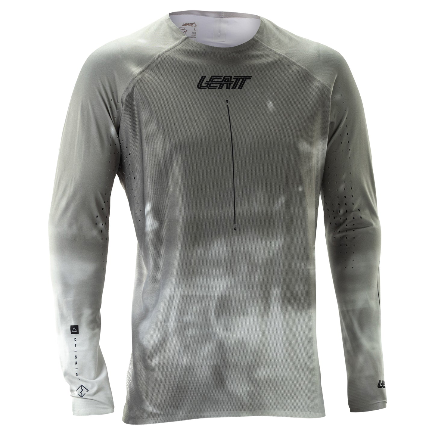 Leatt MTB Gravity 5.0 Jersey - L - Granite Gray - Image 1