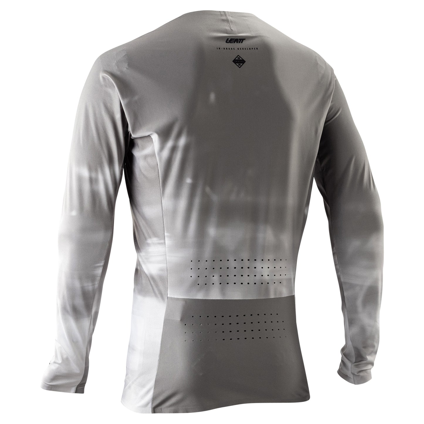 Leatt MTB Gravity 5.0 Jersey - S - Granite Gray - Image 2
