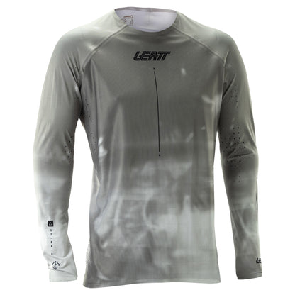 Leatt MTB Gravity 5.0 Jersey - XL - Granite Gray - Image 1