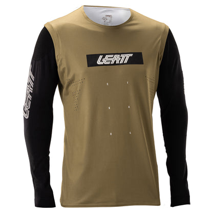 Leatt MTB Gravity 8.0 Jersey - 2XL - Race Brown - Image 1