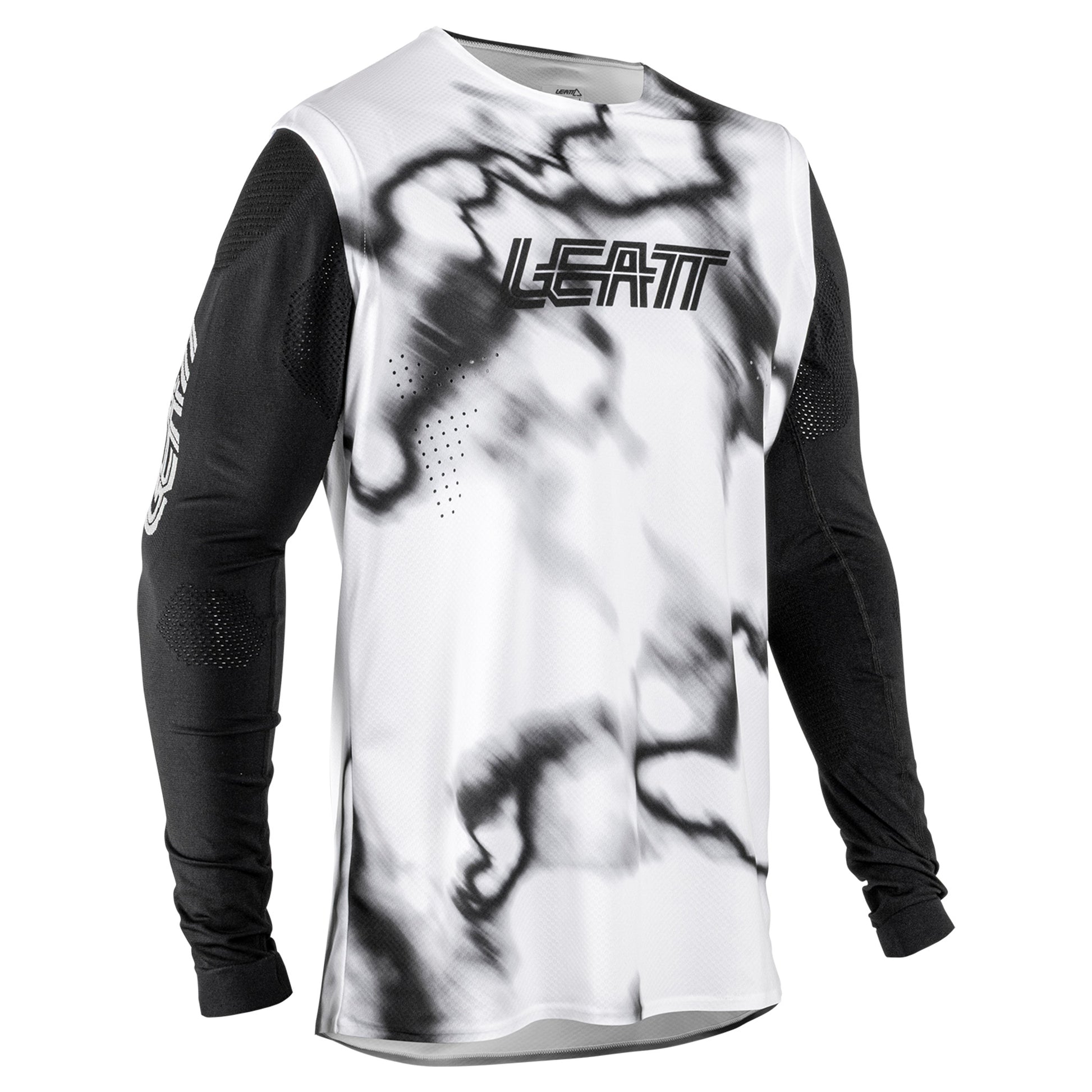 Leatt MTB Gravity 8.0 Jersey - S - Heatmap White - Image 1