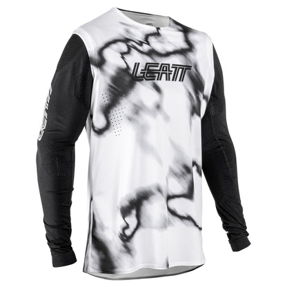 Leatt MTB Gravity 8.0 Jersey - S - Heatmap White - Image 1