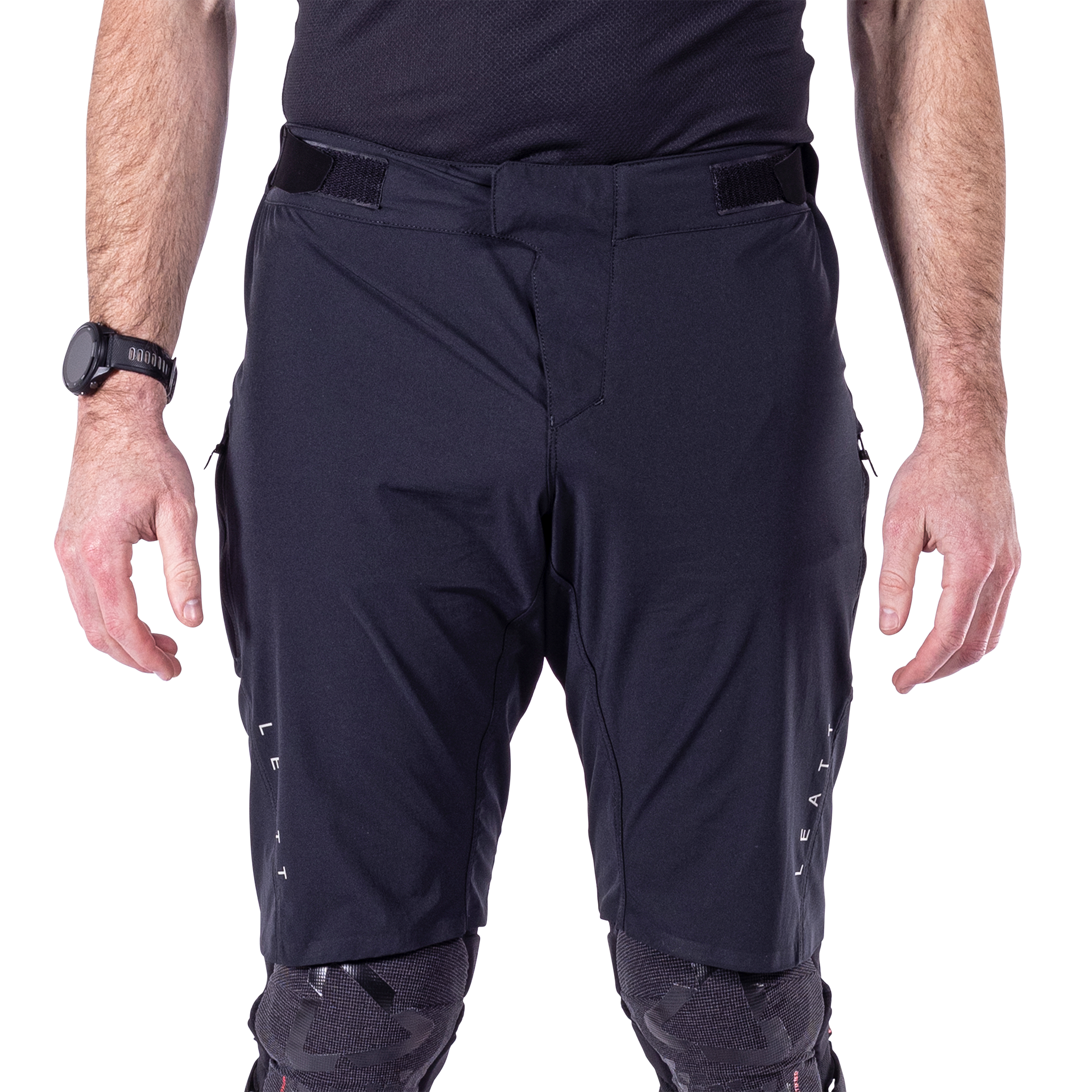 Leatt MTB Trail 1.0 Shell Shorts - 2XL-38 - Black - Image 3