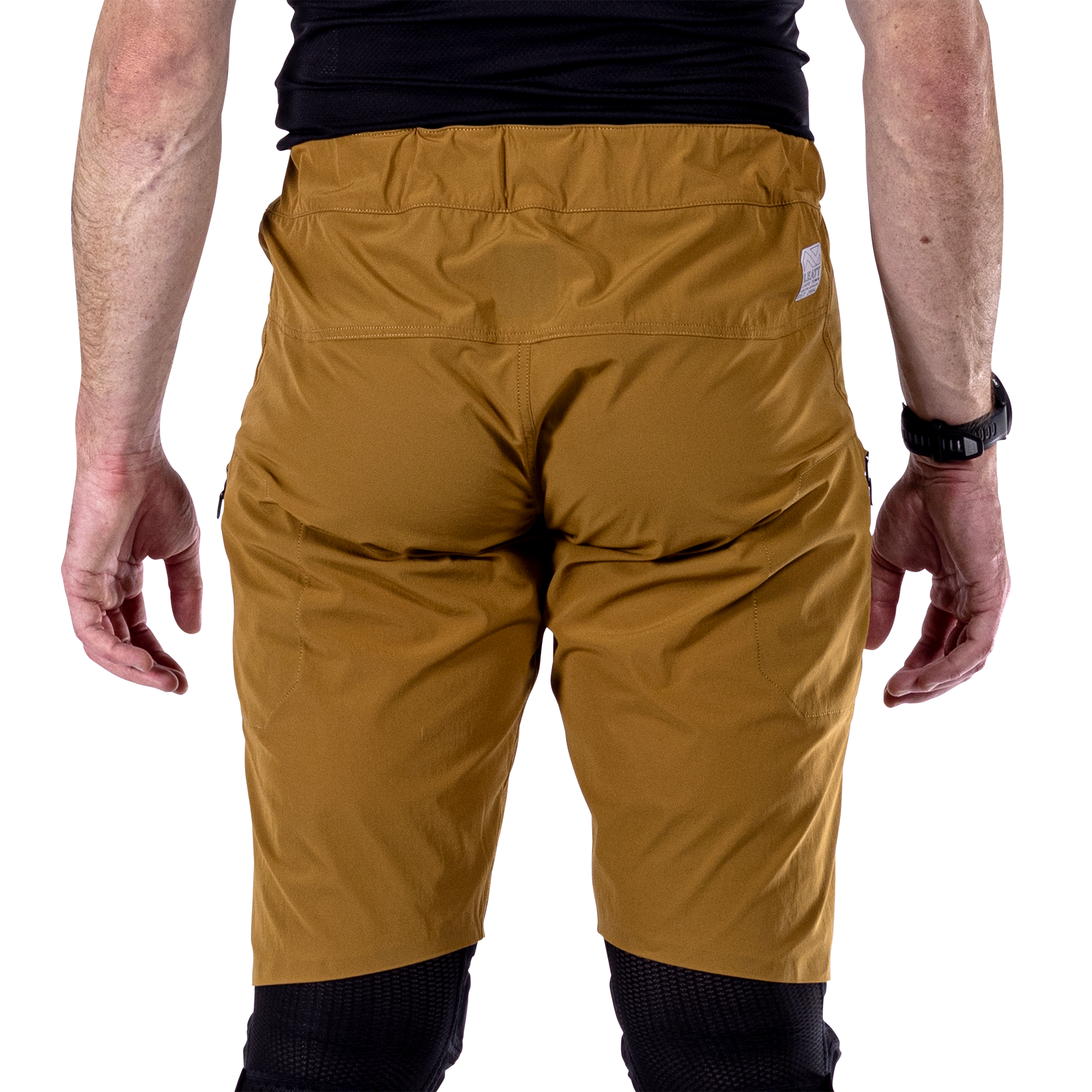 Leatt MTB Trail 1.0 Shell Shorts - S-30 - Peanut - Image 4