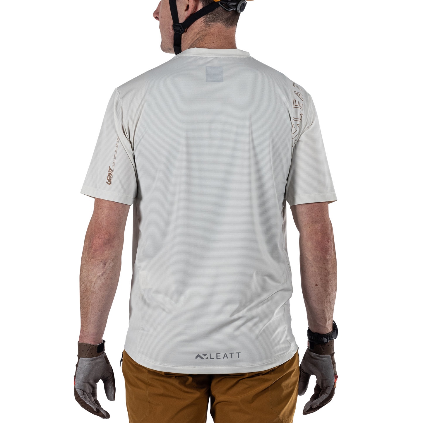 Leatt MTB Trail 1.0 X-Flow Short Sleeve Jersey - 2XL - Cream - Image 4