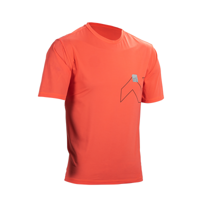 Leatt MTB Trail 1.0 X-Flow Short Sleeve Jersey - 2XL - Neon - Image 1
