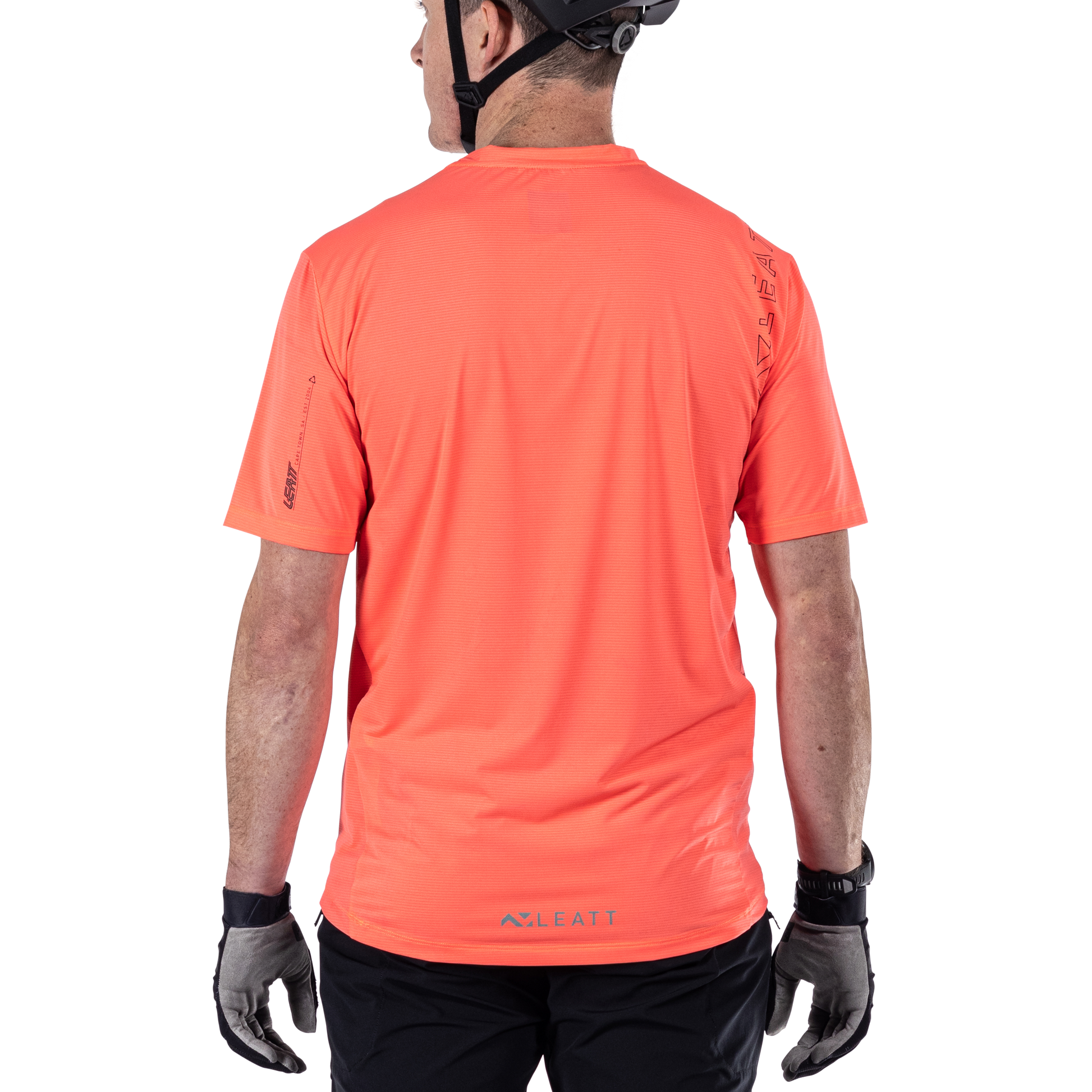 Leatt MTB Trail 1.0 X-Flow Short Sleeve Jersey - 2XL - Neon - Image 4