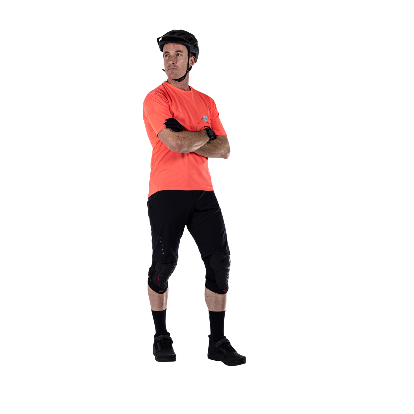 Leatt MTB Trail 1.0 X-Flow Short Sleeve Jersey - 2XL - Neon - Image 6