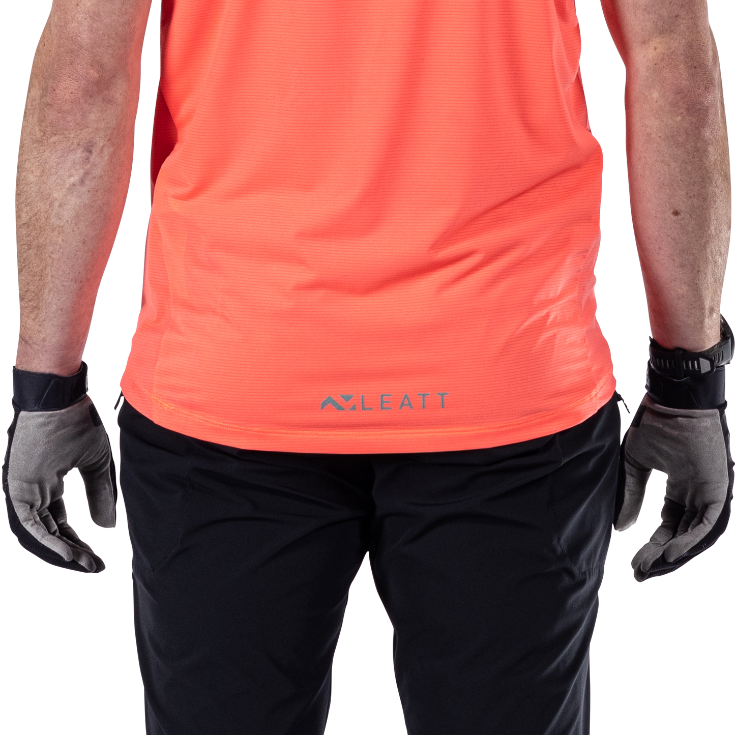 Leatt MTB Trail 1.0 X-Flow Short Sleeve Jersey - 2XL - Neon - Image 7