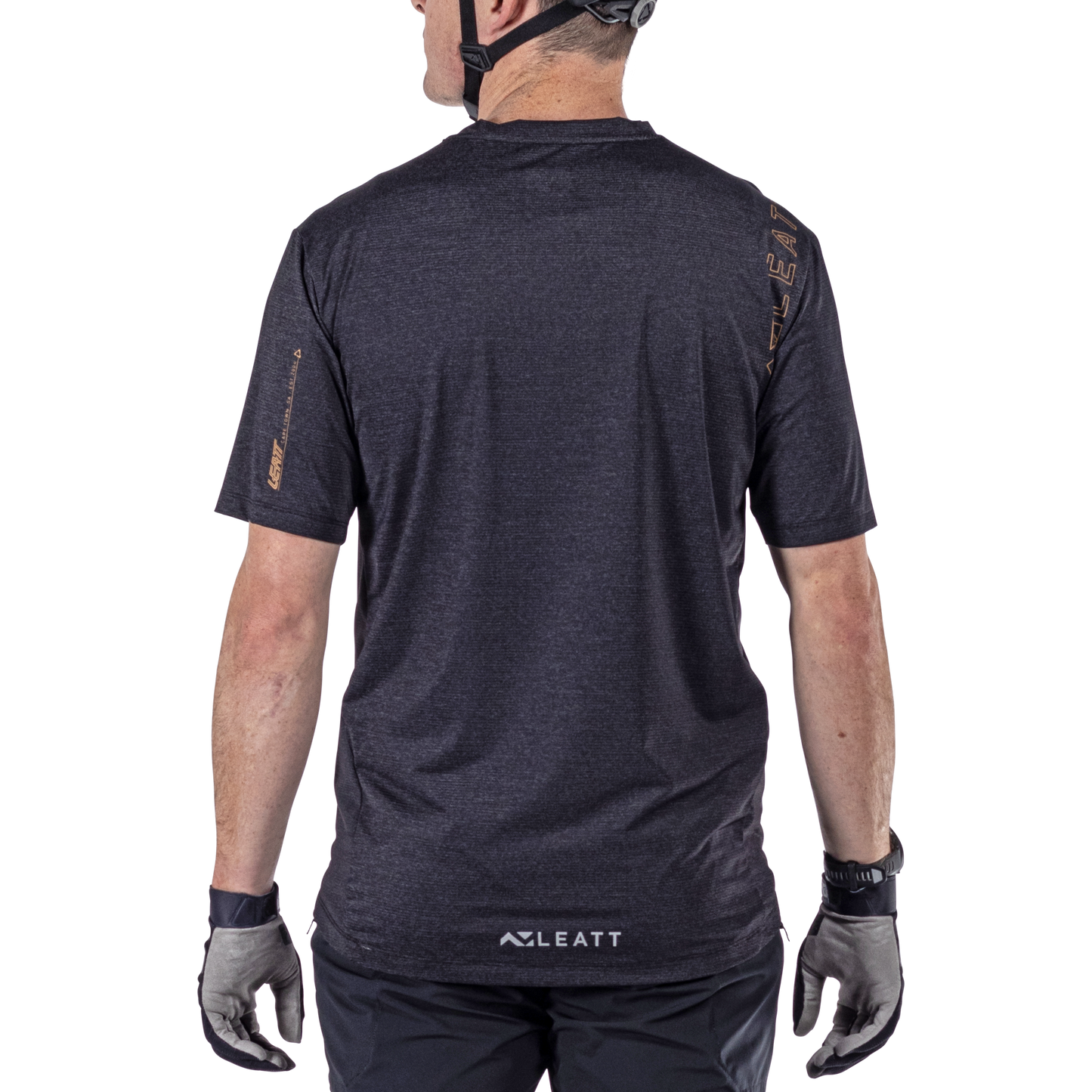 Leatt MTB Trail 1.0 X-Flow Short Sleeve Jersey - M - Black - Image 4