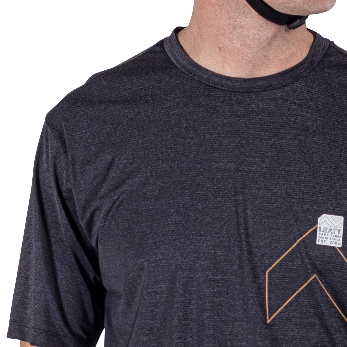 Leatt MTB Trail 1.0 X-Flow Short Sleeve Jersey - M - Black - Image 6