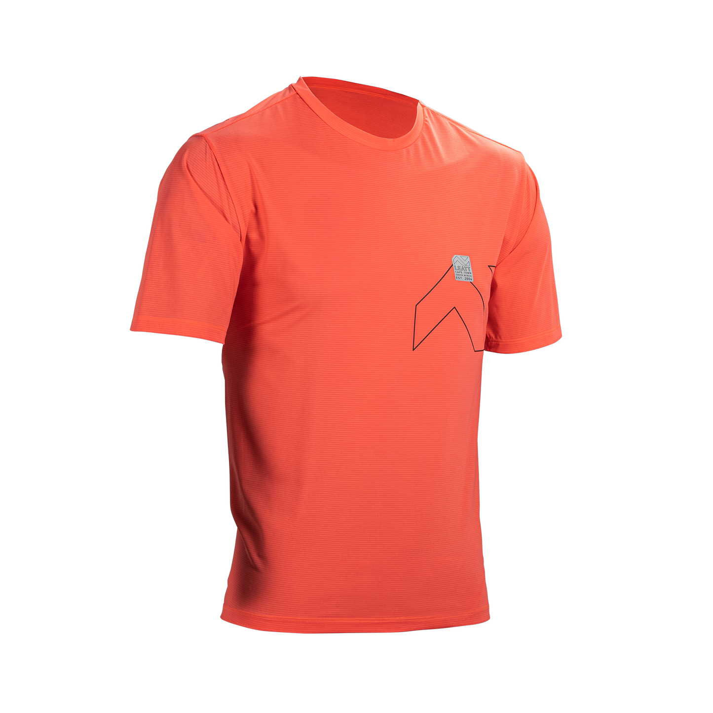 Leatt MTB Trail 1.0 X-Flow Short Sleeve Jersey - S - Neon - Image 1
