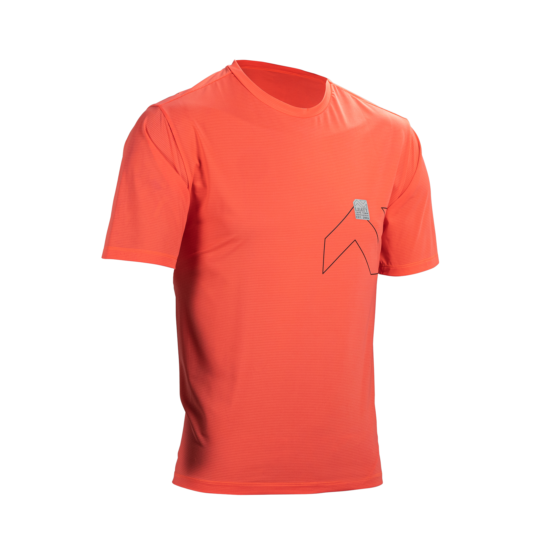 Leatt MTB Trail 1.0 X-Flow Short Sleeve Jersey - S - Neon - Image 1
