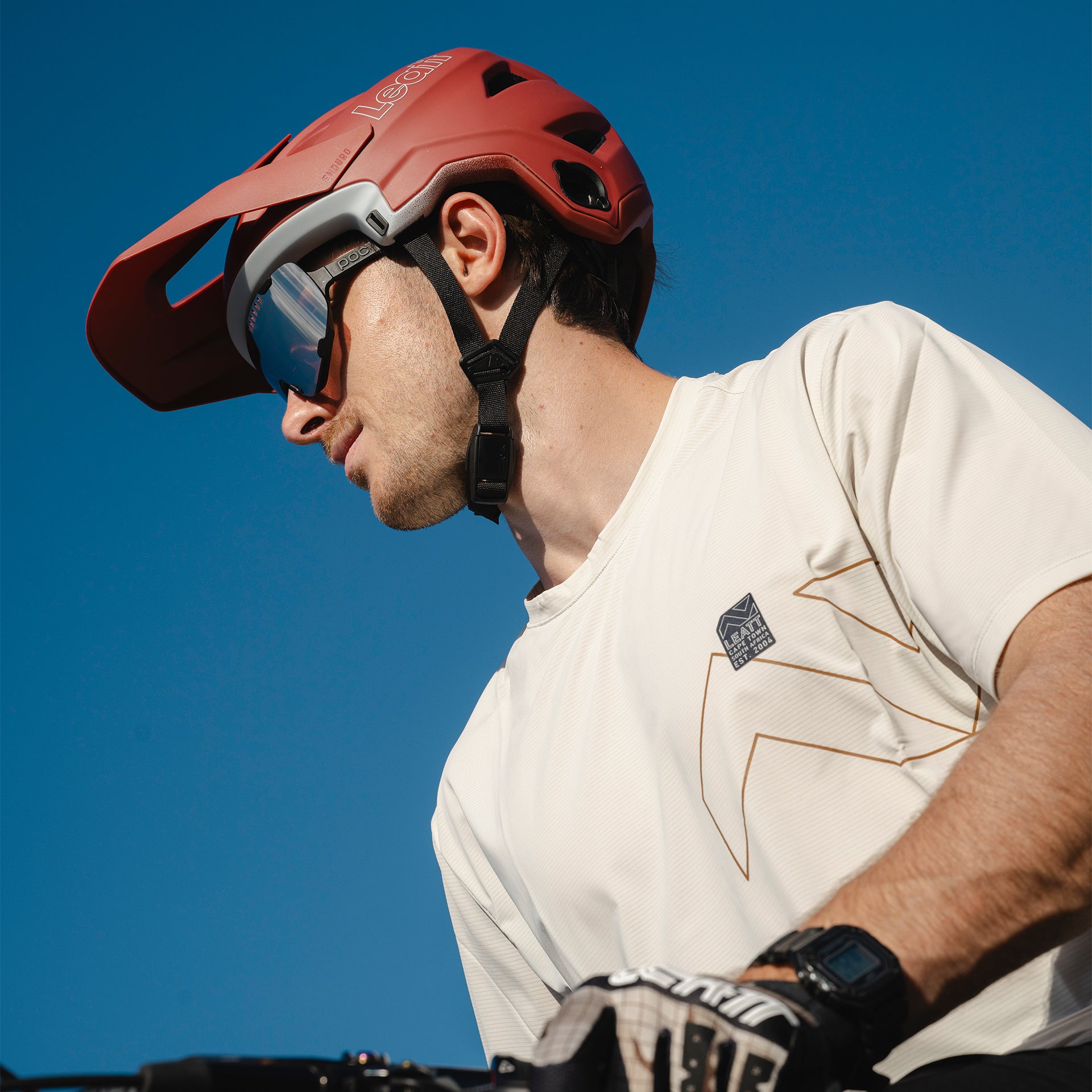 Leatt MTB Trail 1.0 X-Flow Short Sleeve Jersey - XL - Cream - Image 13