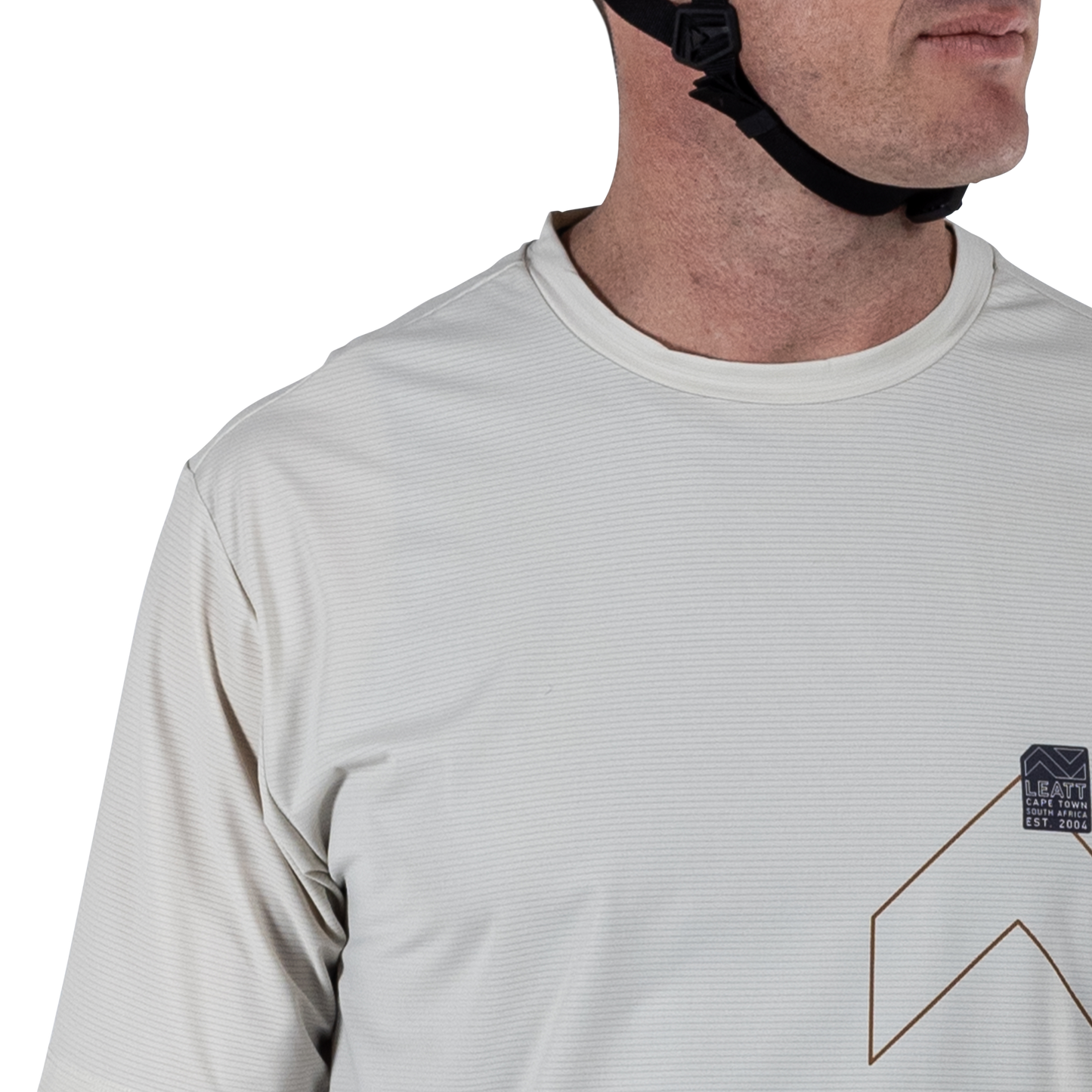 Leatt MTB Trail 1.0 X-Flow Short Sleeve Jersey - XL - Cream - Image 8