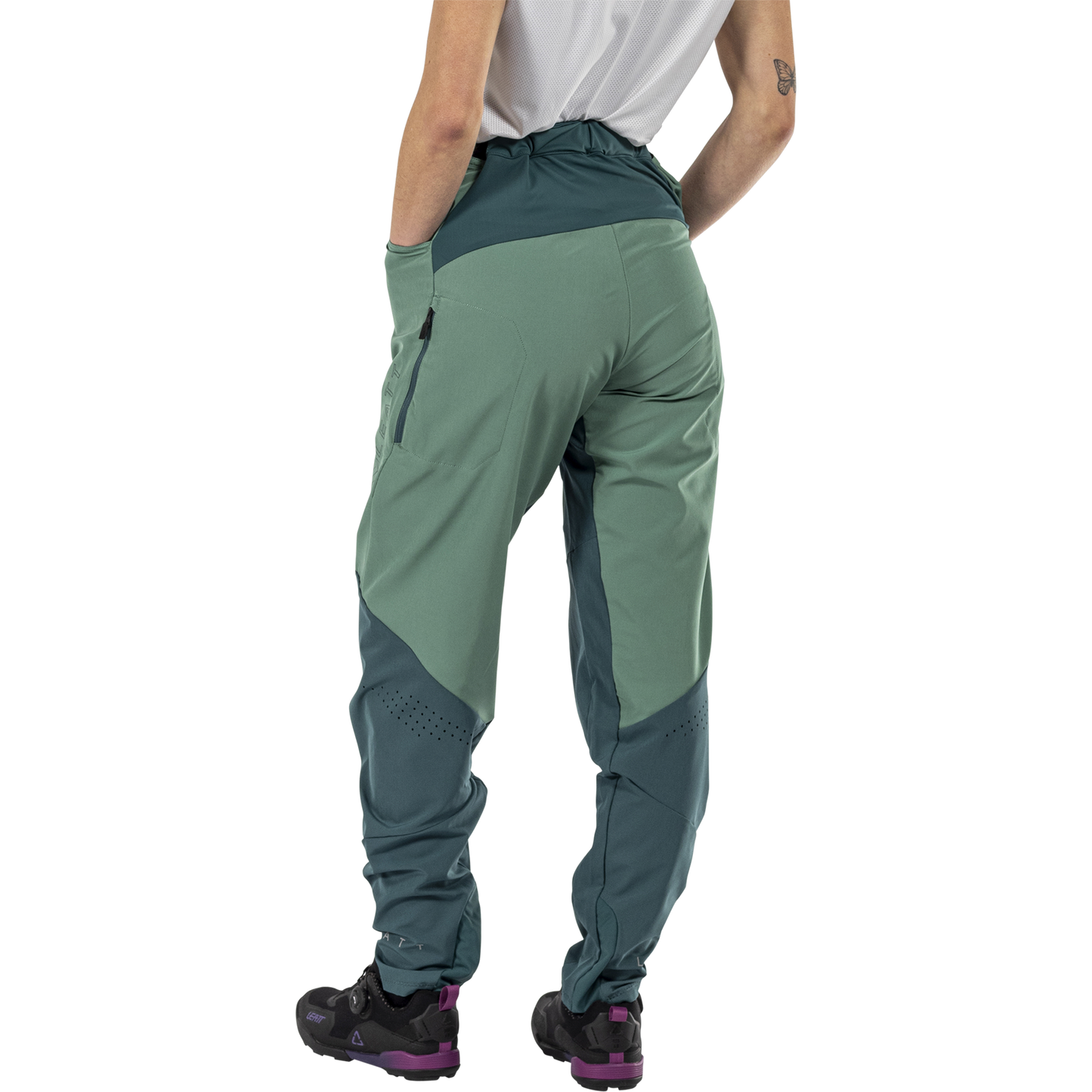 Leatt MTB Trail 2.0 Women's Pants - Women's XL - Lagoon - Image 4