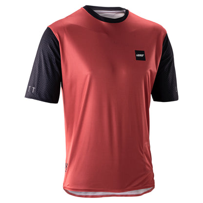 Leatt MTB Trail 3.0 Long Sleeve Jersey - S - Dusty Red - Image 1
