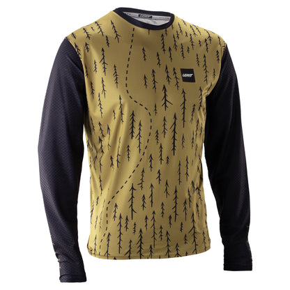 Leatt MTB Trail 3.0 Long Sleeve Jersey - XL - Trails Brown - Image 1
