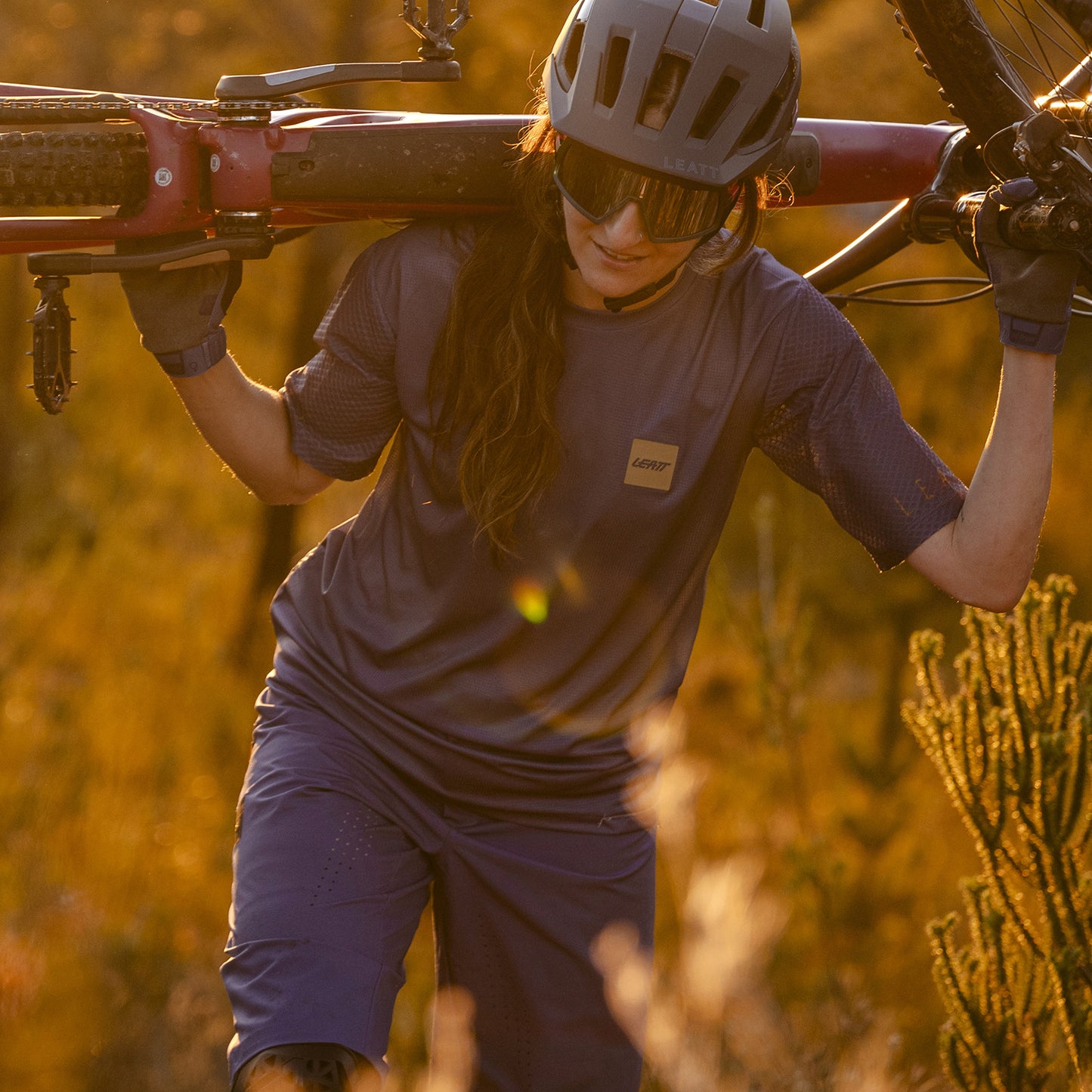 Leatt MTB Trail 3.0 Long Sleeve Women's Jersey - XL - Cosmic Blue - Image 7
