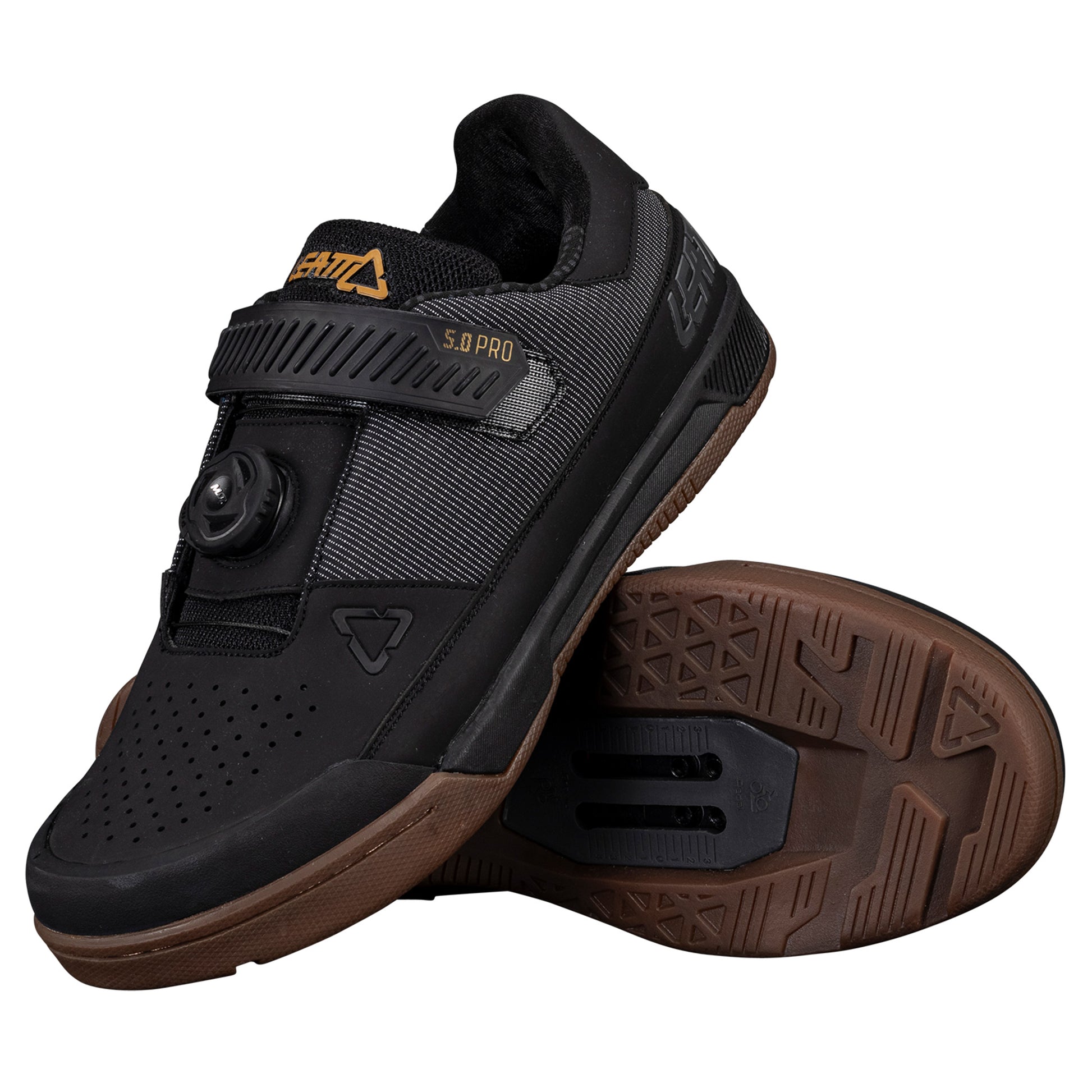 Leatt ProClip 5.0 Shoes - US 12 - Black - Image 3