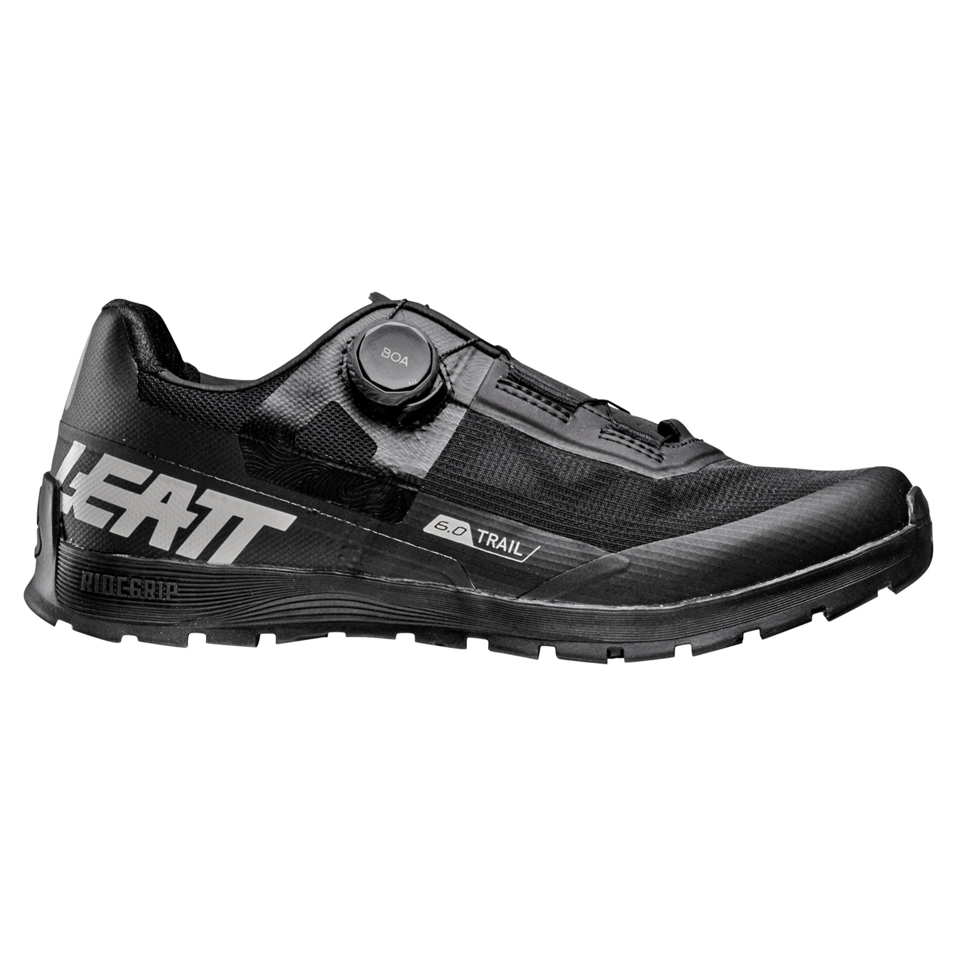Leatt ProClip 6.0 Trail Boa Shoes - US 10 - Black - Image 1