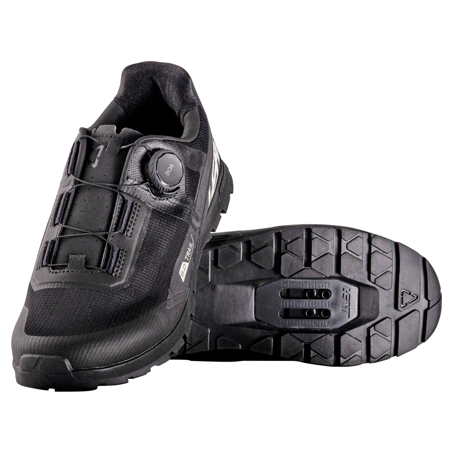 Leatt ProClip 6.0 Trail Boa Shoes - US 10 - Black - Image 2