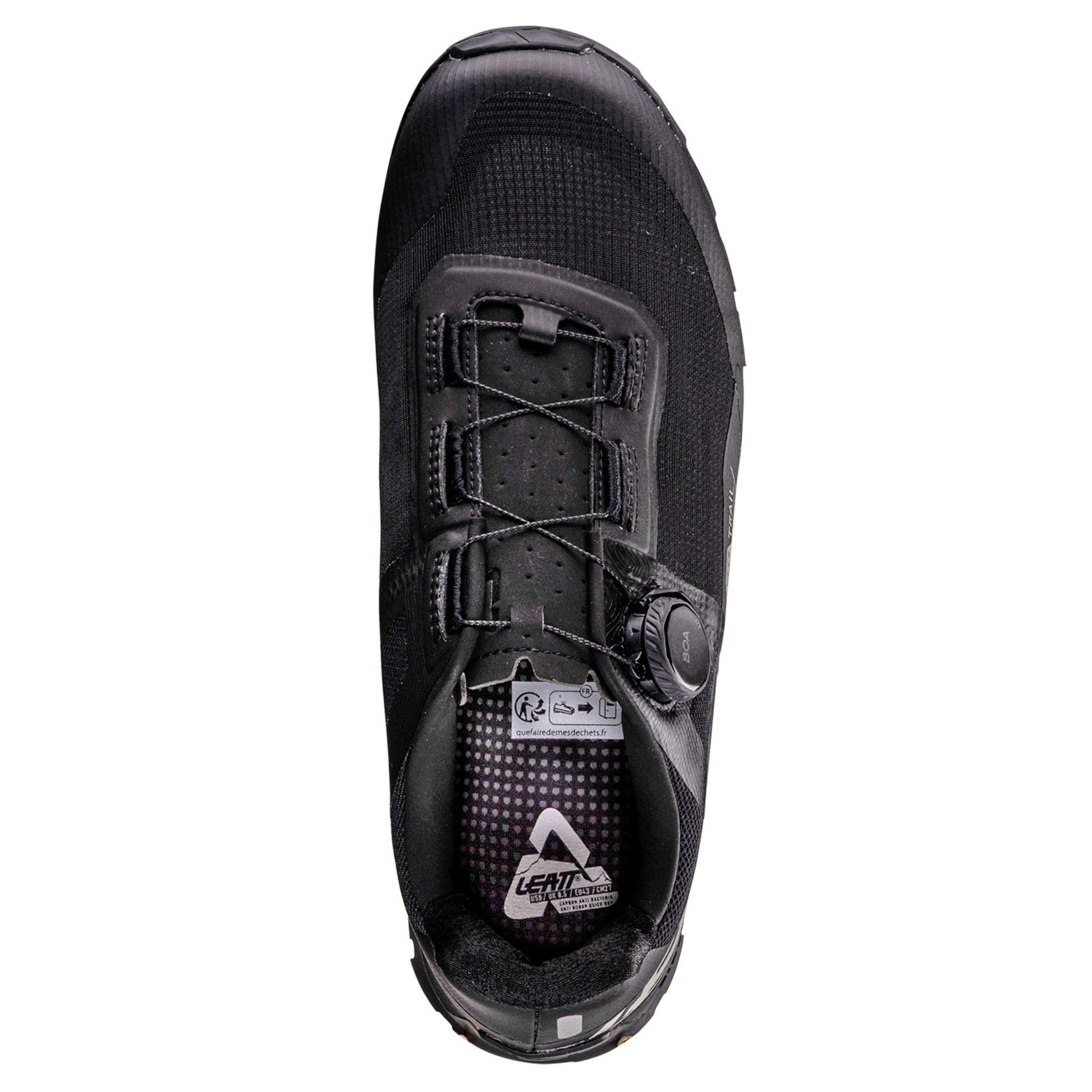 Leatt ProClip 6.0 Trail Boa Shoes - US 10 - Black - Image 4