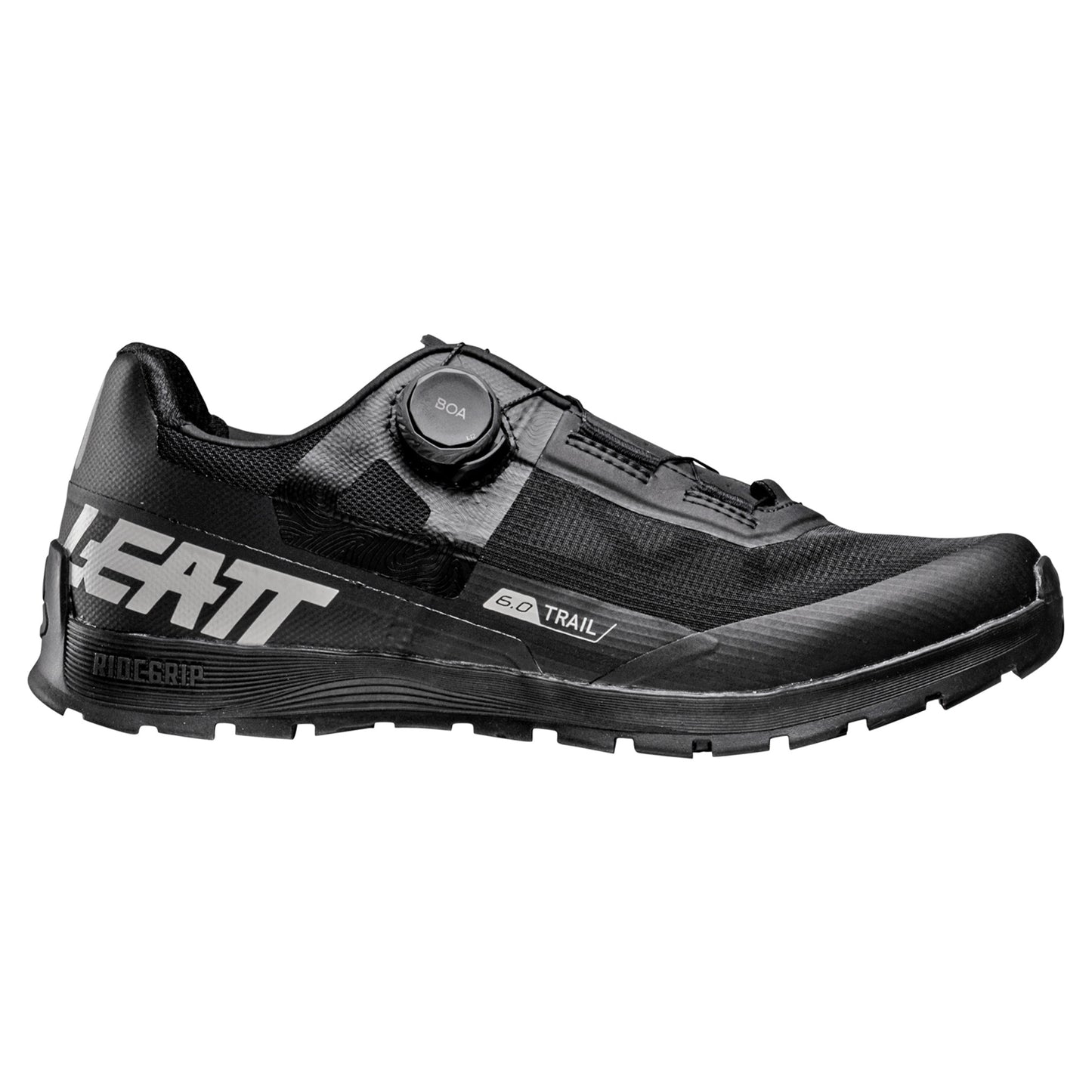 Leatt ProClip 6.0 Trail Boa Shoes - US 6 - Black - Image 1