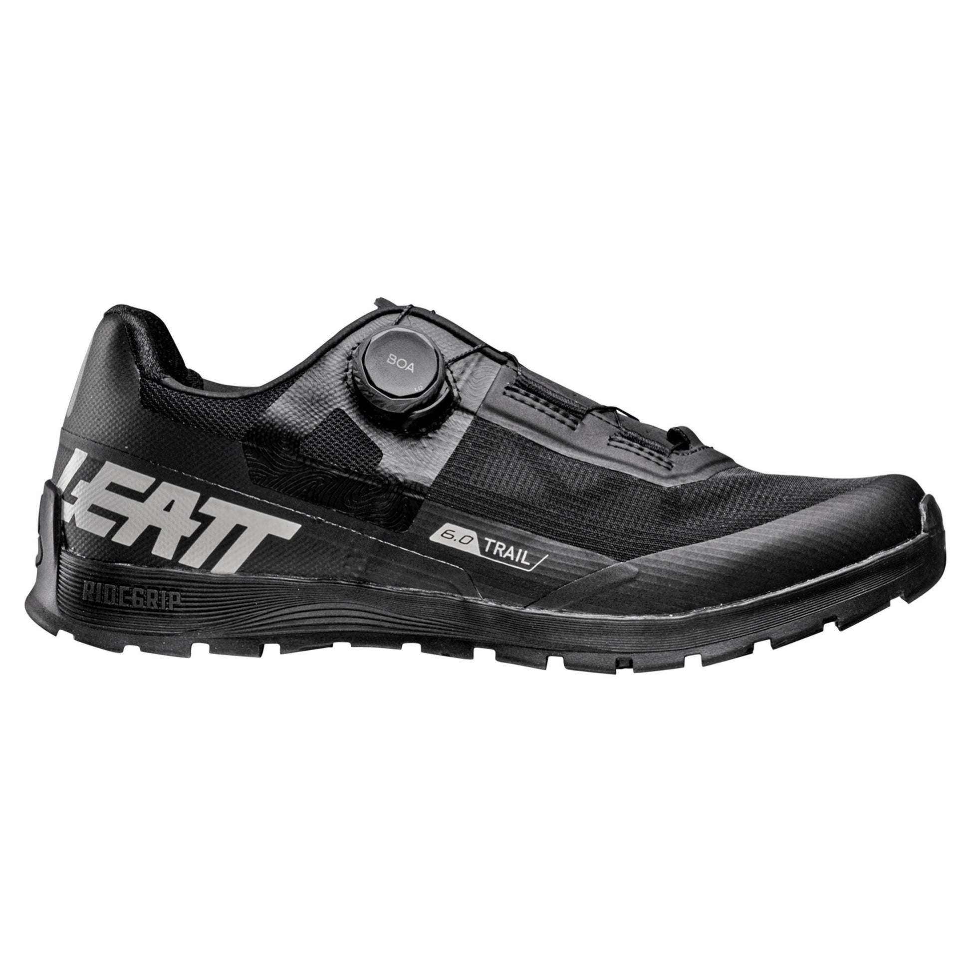 Leatt ProClip 6.0 Trail Boa Shoes - US 6 - Black - Image 1