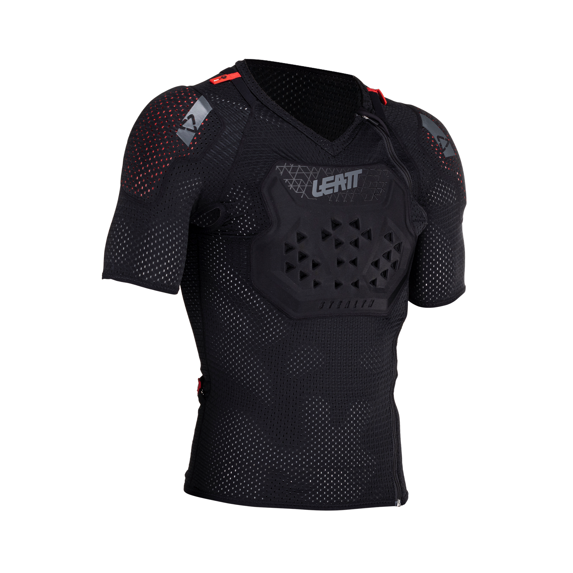 Leatt ReaFlex Stealth Body Protection Tee - XS - Black - Image 1