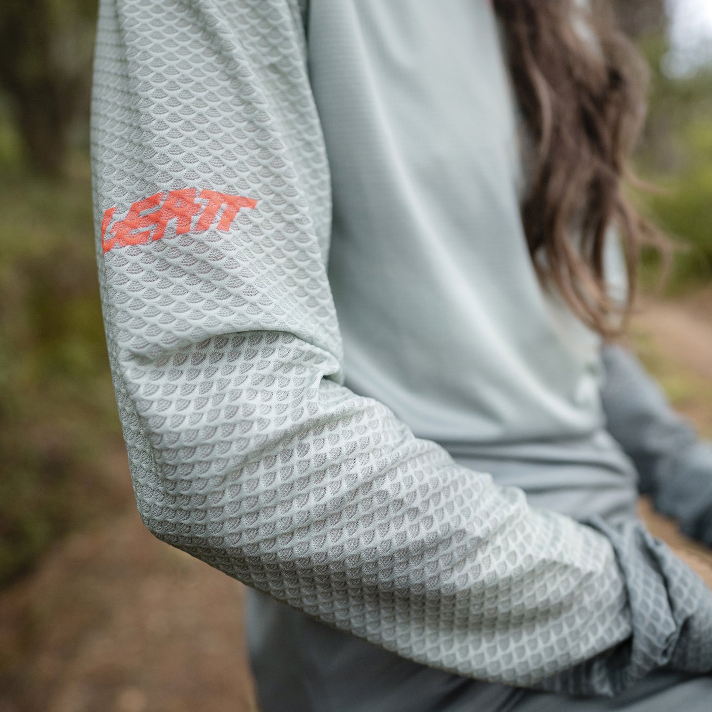 Leatt Trail 3.0 Long Sleeve Women's Jersey - S - Mist Green - Image 5