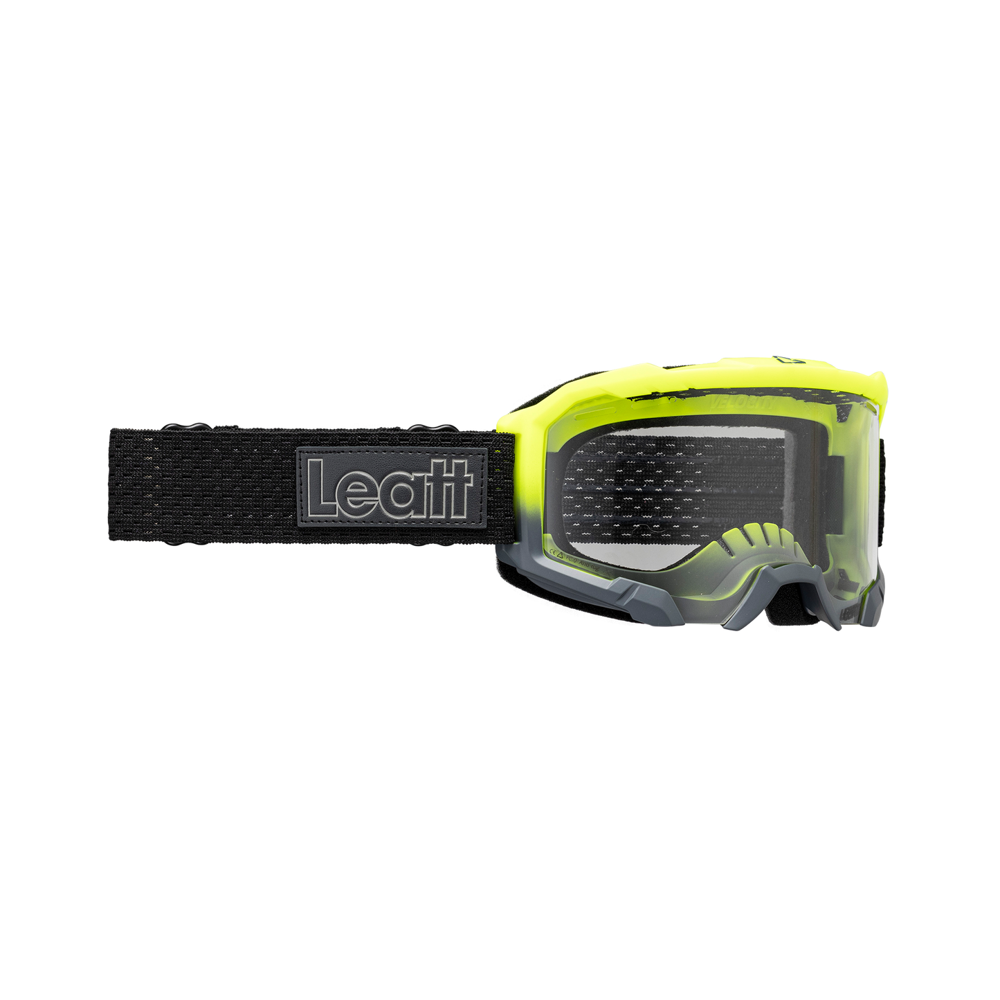 Leatt Velocity 4.0 MTB Goggles - One Size Fits Most - Lime - Antifog Clear 83 Lens - Image 1