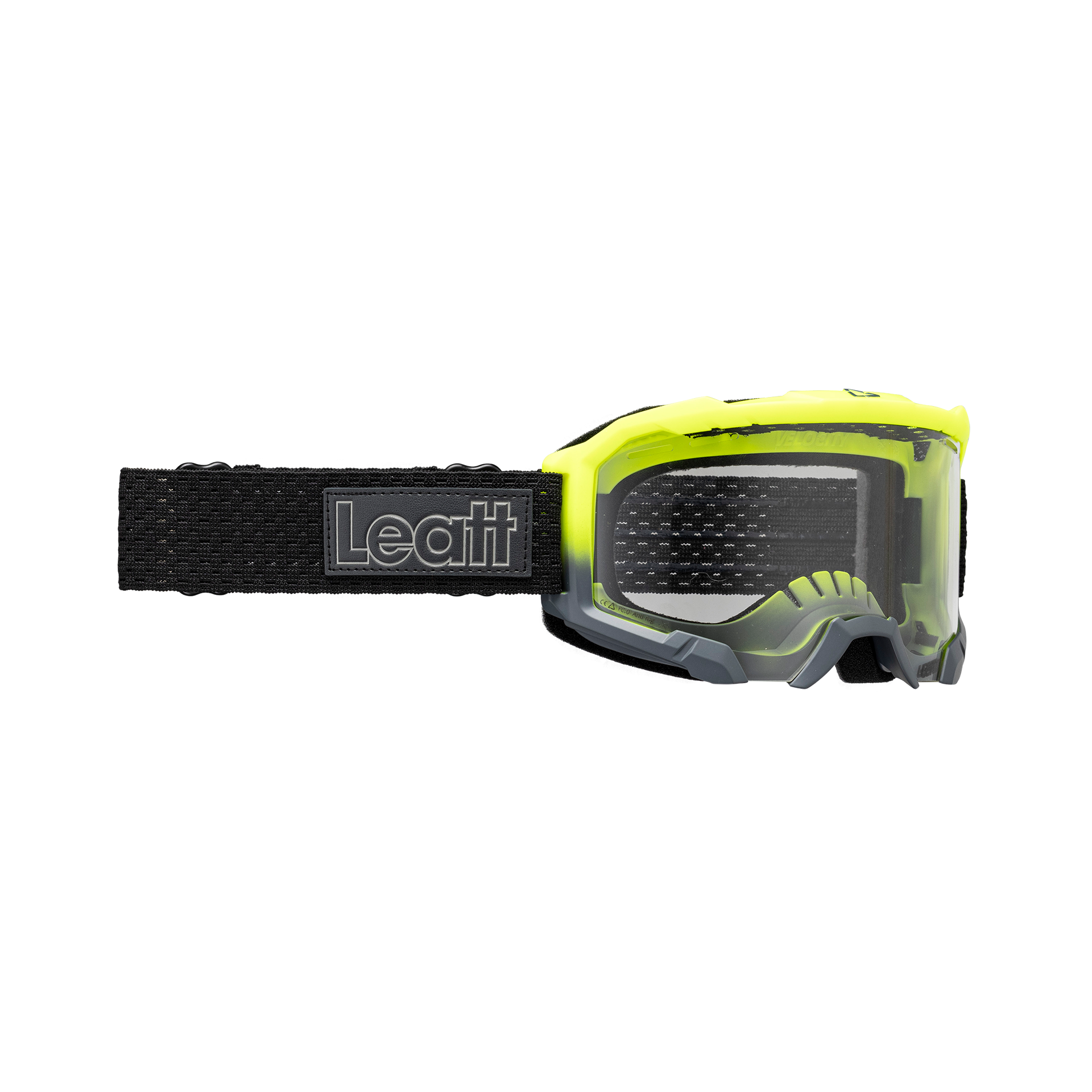 Leatt Velocity 4.0 MTB Goggles - One Size Fits Most - Lime - Antifog Clear 83 Lens - Image 1