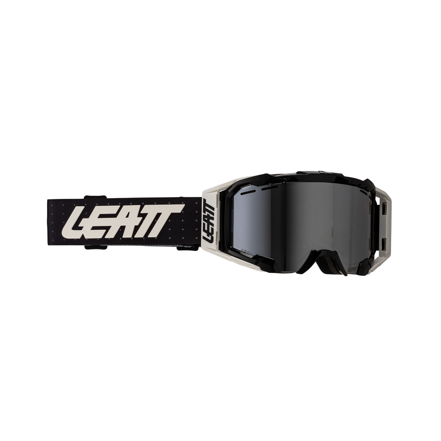 Leatt Velocity 5.0 MTB Iriz Goggles - One Size Fits Most - Black - Mirror Silver 50 Lens - Image 1