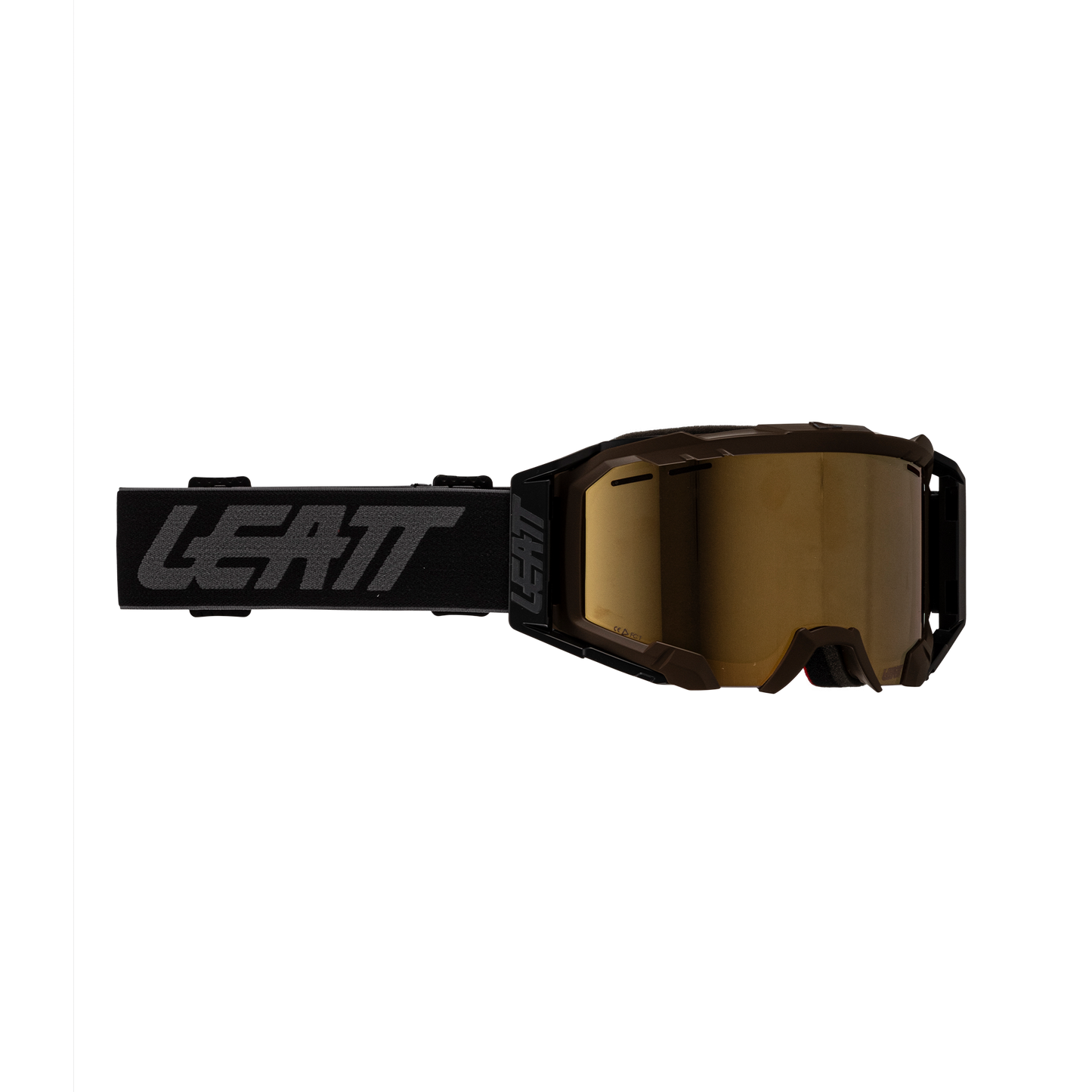 Leatt Velocity 5.0 MTB Iriz Goggles - One Size Fits Most - Loam - Mirror Bronze 68 Lens - Image 1