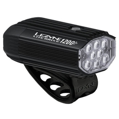 Lezyne Lite Drive Light 1200+ - Front - 1200 - Black - Image 1