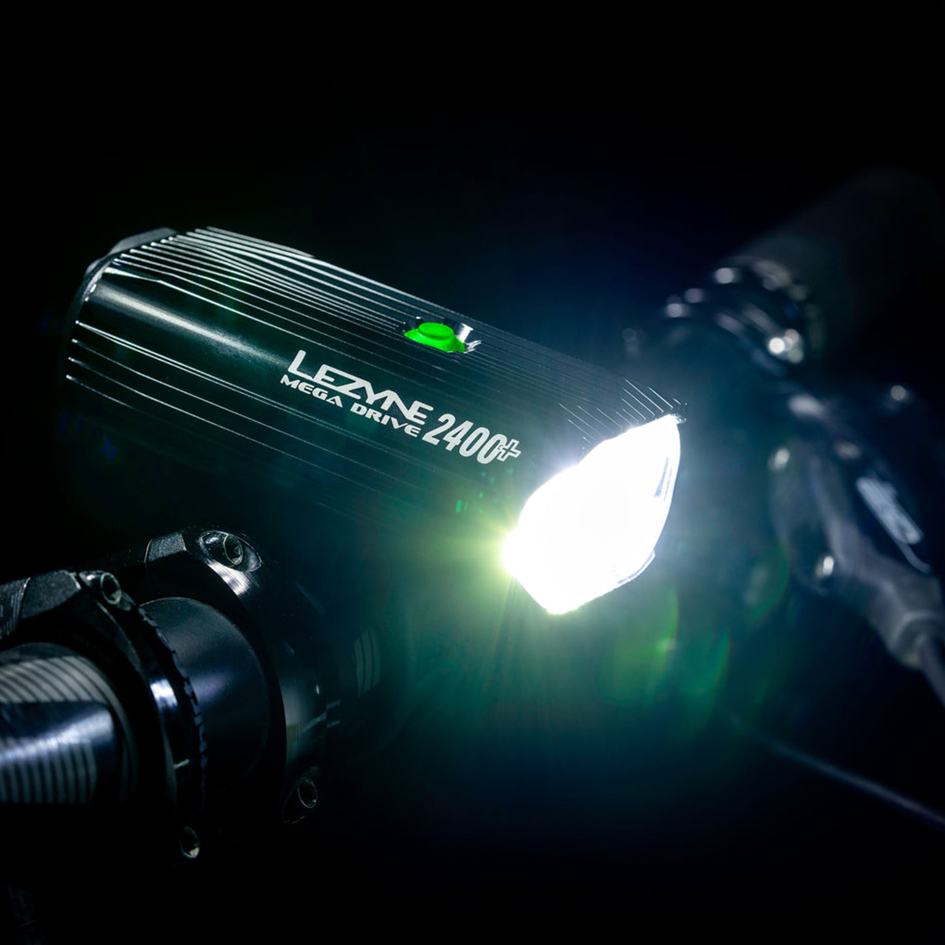 Lezyne Mega Drive Light 2400+ - Front - 2400 - Black - Image 5