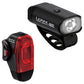 Lezyne Mini Drive 400Xl / Ktv Drive Pro+ Light Set - Front & Rear - 400 - Black - Image 1