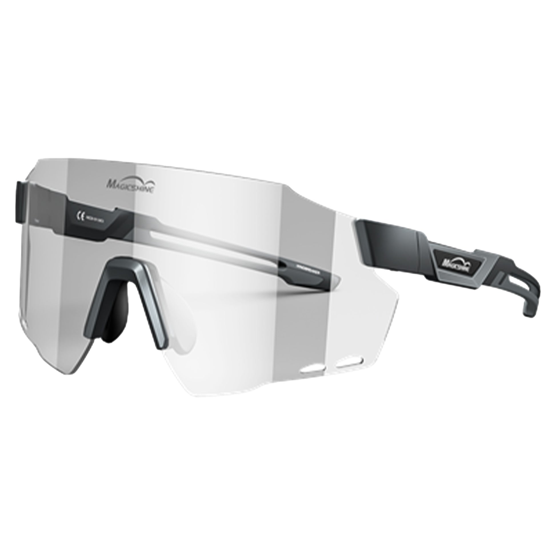 Magicshine Photochromic Windbreaker Glasses - One Size Fits Most - Photochromic - Black - Image 1
