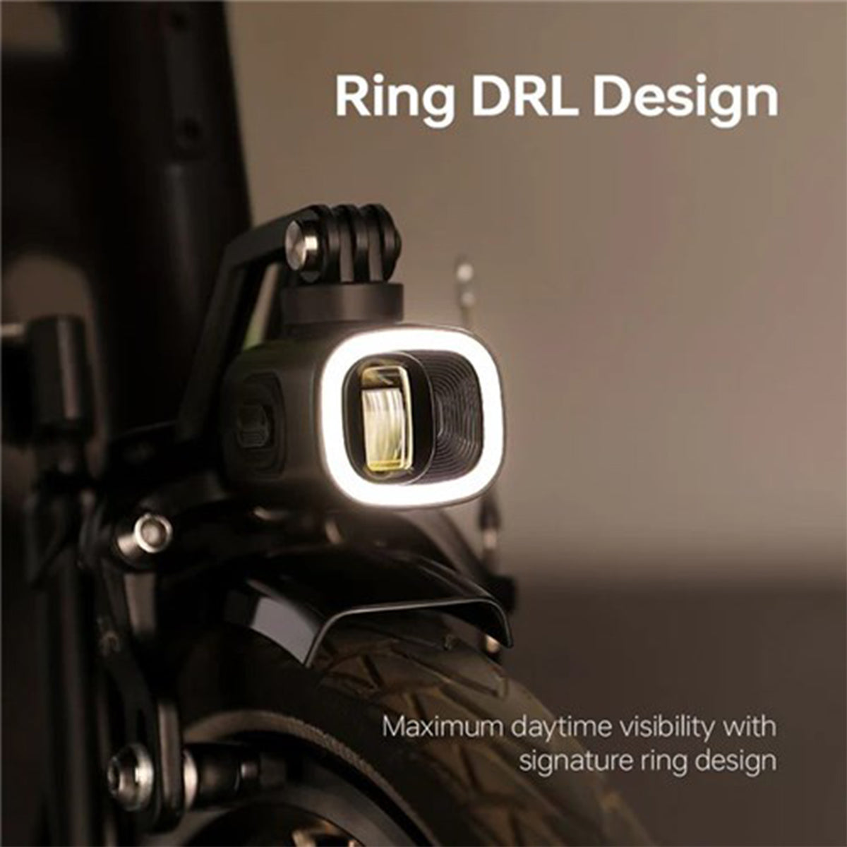 Magicshine VTG1000 Mini Bike Light - Front - 1000 - Grey - Brompton / USB-C - Image 2