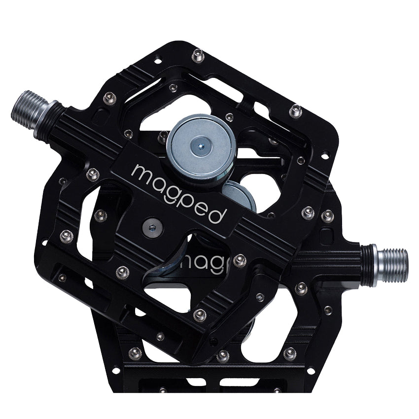 Magped Gravity 150 Magnetic Flat Pedals - Standard - Black - Image 13