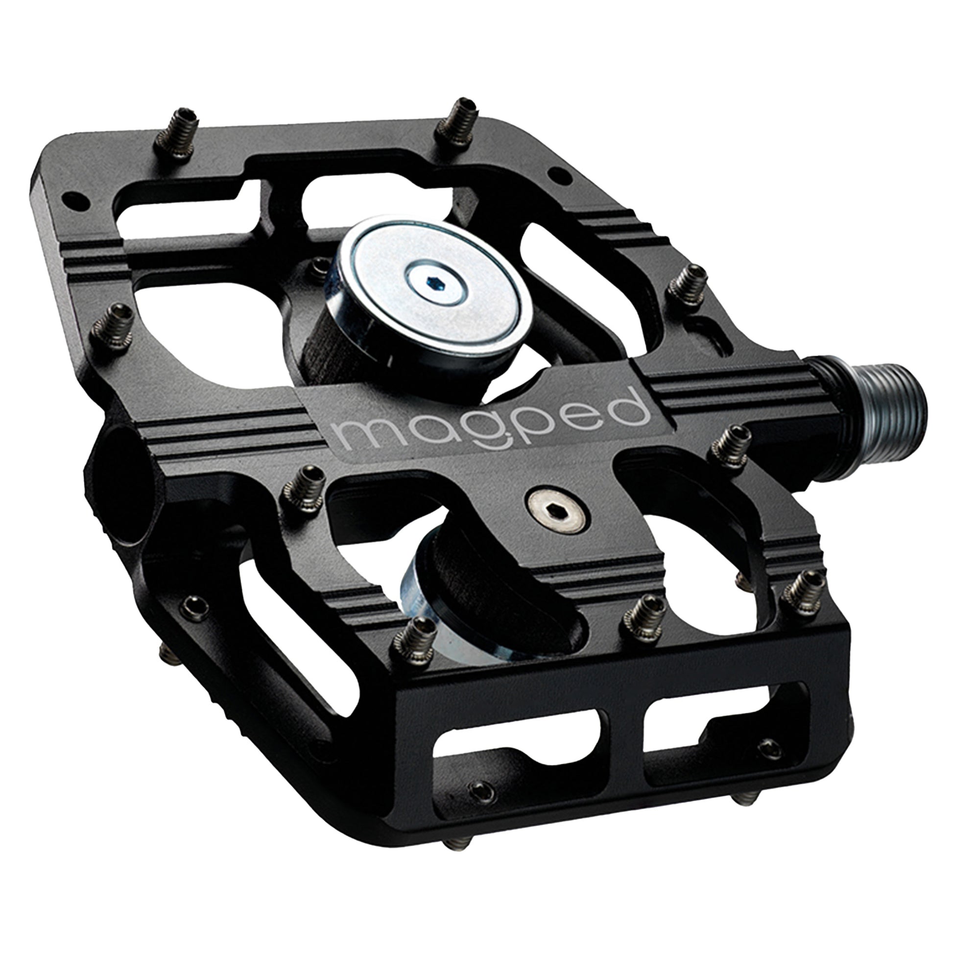 Magped Gravity 150 Magnetic Flat Pedals - Standard - Black - Image 2