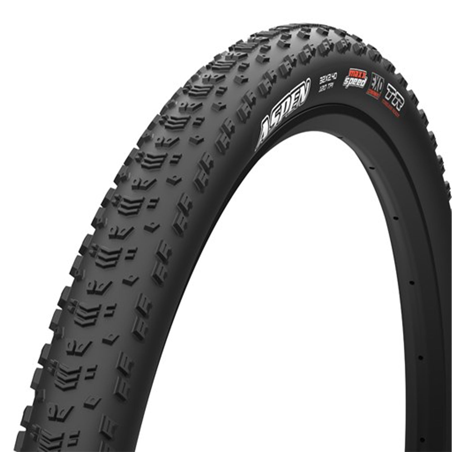 Maxxis Aspen Tyre - 32 Inch - 2.4 Inch - Yes - MaXXSpeed - EXO E25 - Medium - Light Duty Protection - Folding - Black - Image 1