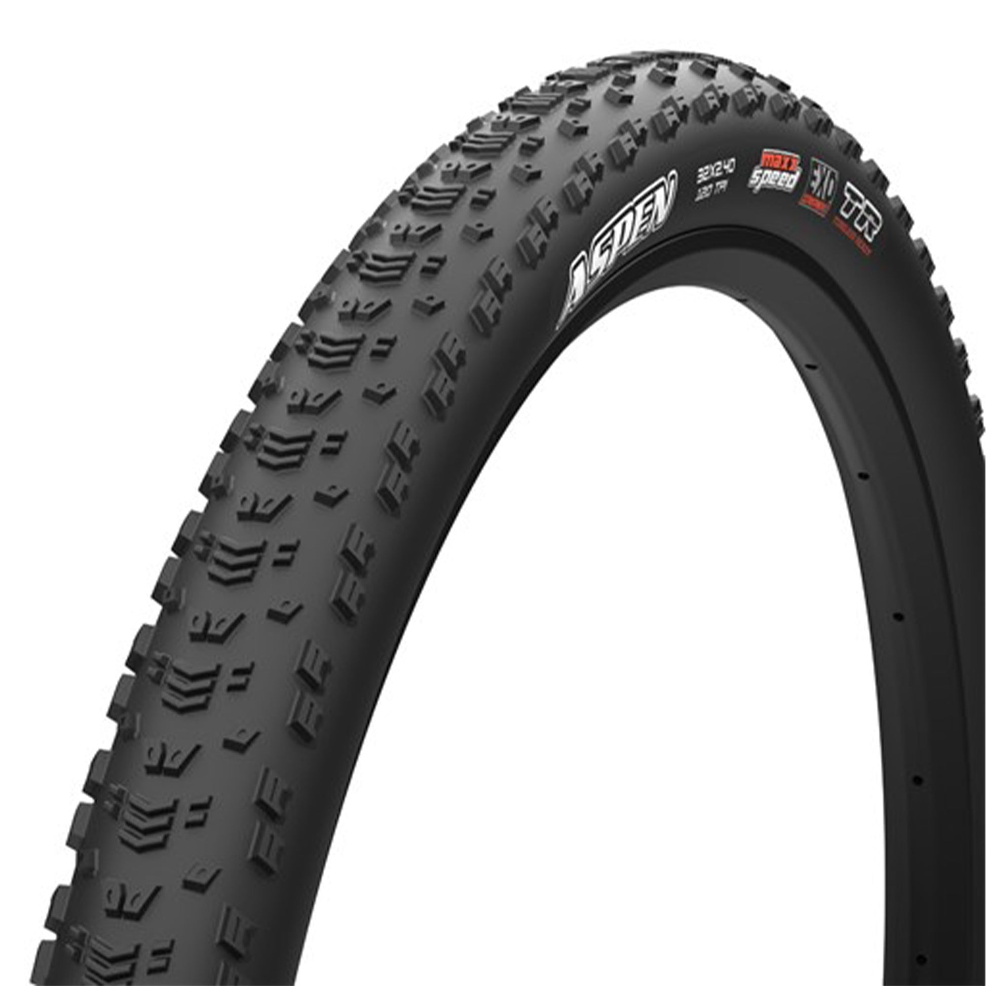 Maxxis Aspen Tyre - 32 Inch - 2.4 Inch - Yes - MaXXSpeed - EXO E25 - Medium - Light Duty Protection - Folding - Black - Image 1